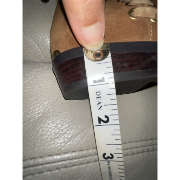 Michael Kors Boots Suede Leather Womens Over the Knee Size 8M Brown Whipstitch - Picture 12 of 14